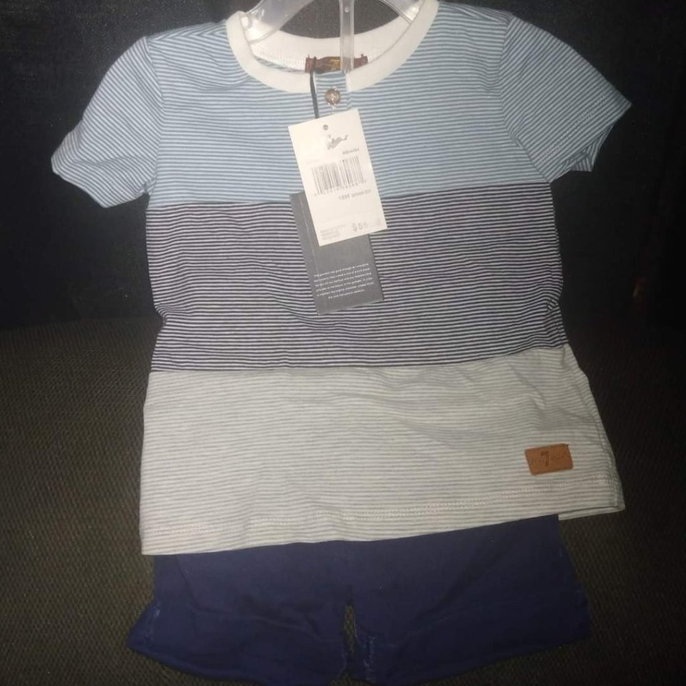 7 For All Mankind Boys 18Mo Shorts Outfit